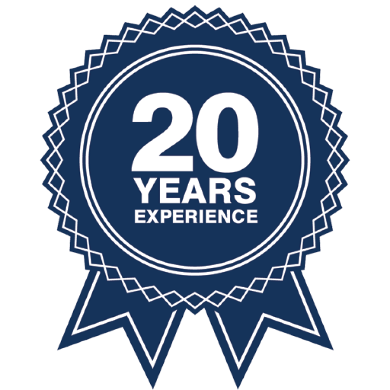 20+ Years of Experience